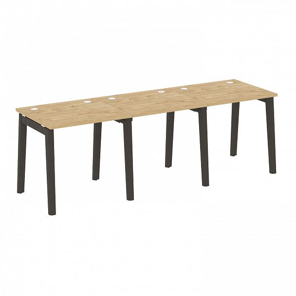 Рабочая станция "Onix wood" OW.RS-3.0.7 тиквуд светлый/дуб темный - Вид 1