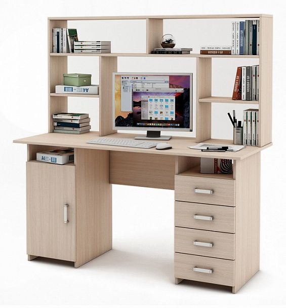 Стол компьютерный Лайт-7 СН - Вид 1