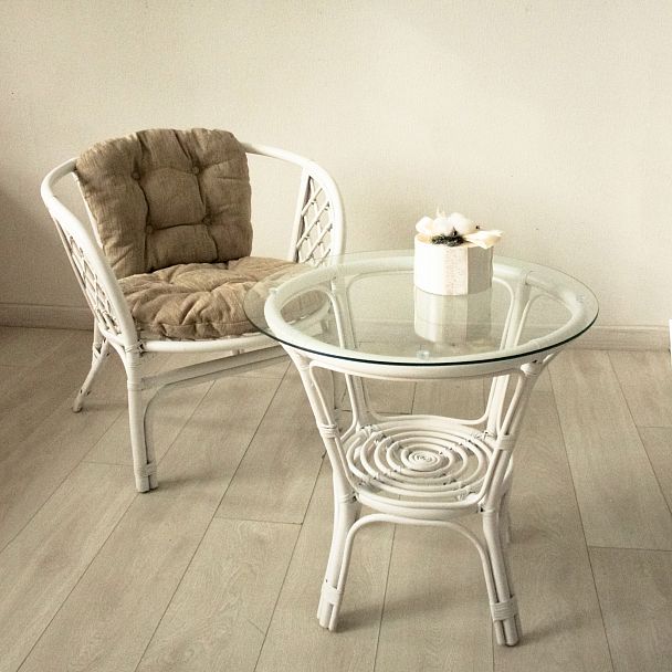 Комплект Багама дуэт, подушки светлые полные шенил - Вид 1