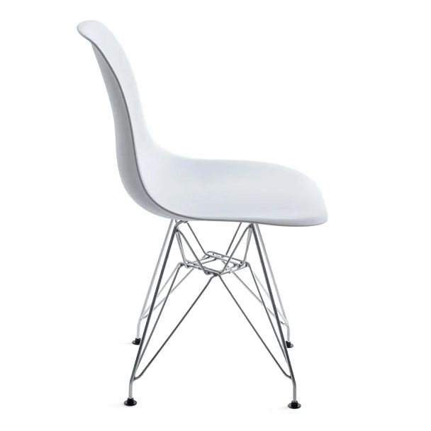 Стул Синди Айрон Чаир Имс/Cindy Iron Chair Eames (мод.002)/1 шт. в упаковке, металл, пластик, белый - Вид 2