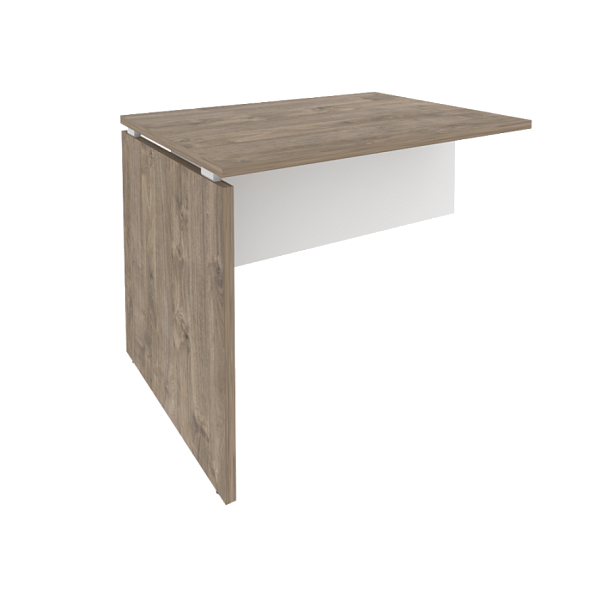 Onix Брифинг-приставка O.BR-9 Тиквуд темный/Белый бриллиант 980*720*750 - Вид 1