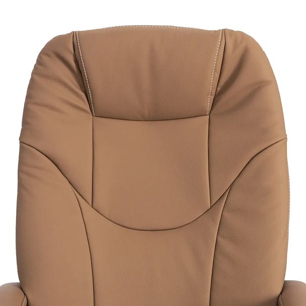 Кресло Софти Люкс/Softy Lux, Экокожа LUX Classic 18-13, св.-коричневый - Вид 9