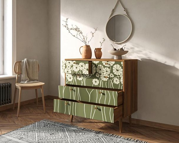 Комод Berber пять ящиков арт BB36/Print_53 - Вид 2