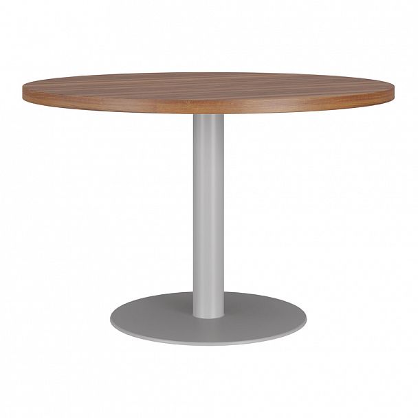 Стол переговорный Zion 120x120x76 орех - Вид 1