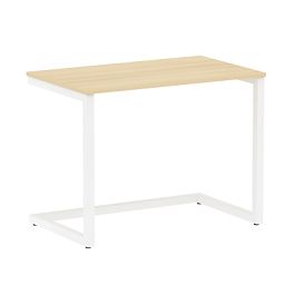 Home Office Стол письменный VR.SP-2-98 Акация/Белый металл 980*600*750 - Фото предпросмотра