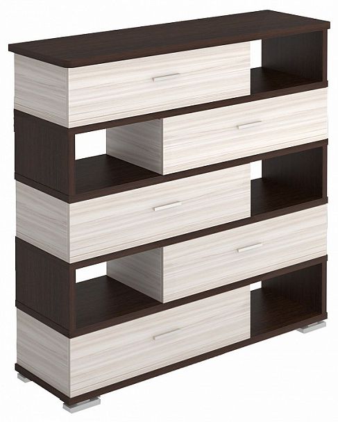 Тумба комбинированная Домино СБ-40/5-ПВК Венге/Карамель - Вид 1