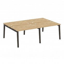 Рабочая станция "Onix wood" OW.D.RS-4.2.8 тиквуд светлый/дуб темный - Фото предпросмотра