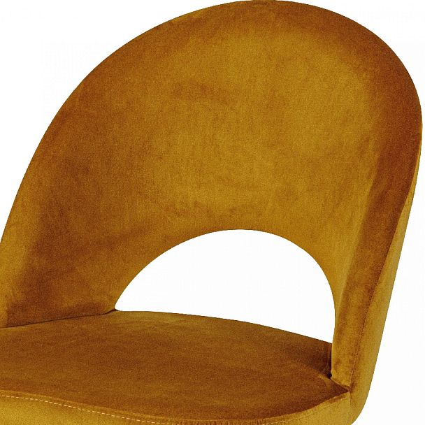 Комплект кухонных стульев Рэди горчичный велюр/белый, 2 шт. - Вид 6