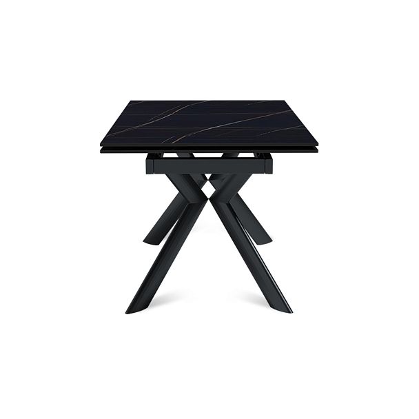 Стол раскладной Bridge (140+40+40), керамика матовая Black Gold - Вид 3