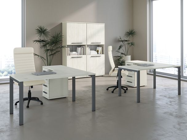 Шкаф для бумаг New Line  дуб шамони светлый - Вид 14