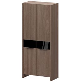 Стеллаж закрытый КТ-42.38/КТ-51.18/КТ-52.18 Темный шимо 856x438x1968 Акцент - Фото предпросмотра
