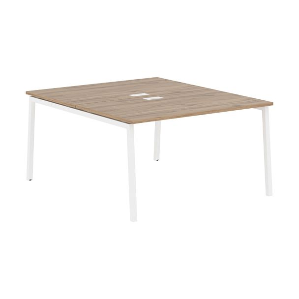 Стол 2-х местный ELWST 1316 Дуб Денвер светлый/Белый 1360х1606х750 EDIS - Вид 1