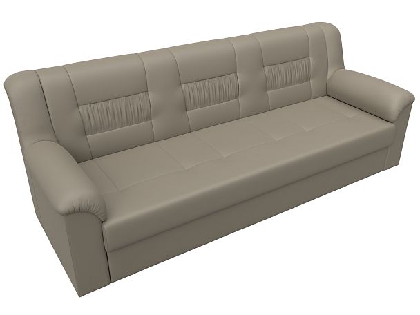 Диван прямой Карелия Экокожа бежевый - Вид 5