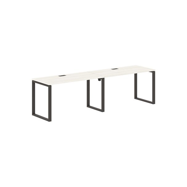 Стол 2-х местный EQWST 2767 Ясень Траун/Мокко 2726х670х750 EDIS - Вид 1