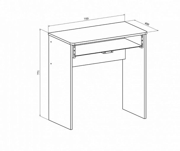 Стол туалетный Эконом Стандарт ТС-15 - Вид 6