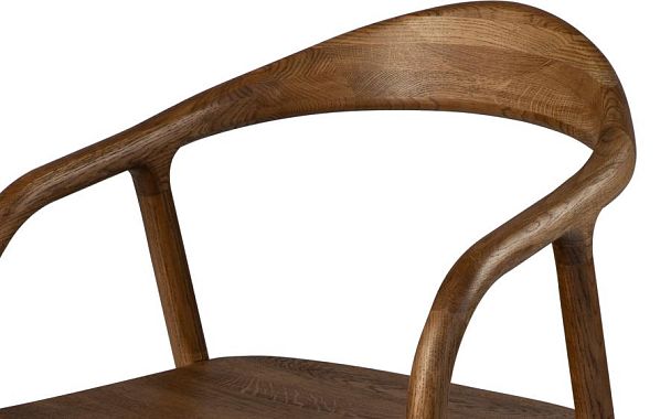 Кресло деревянное из массива дуба Соул Дуб темный - Вид 12
