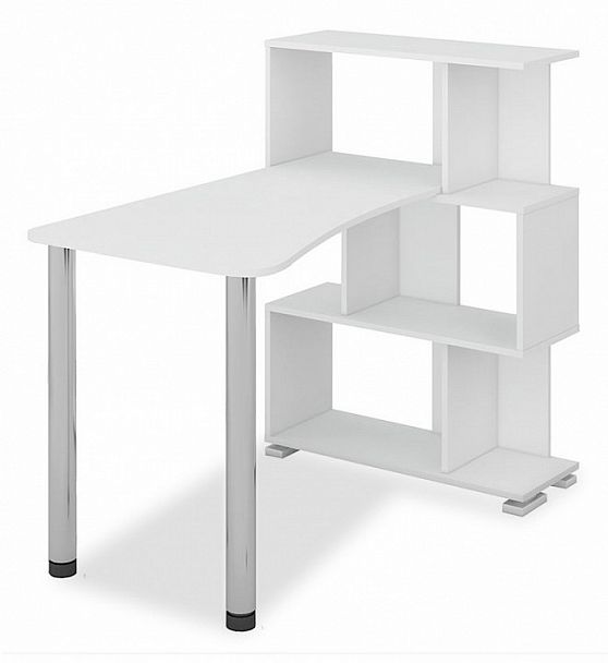 Стол компьютерный Домино СЛ-5-3СТ-2 Белый - Вид 1