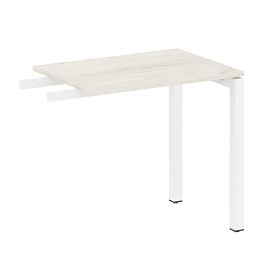 Metal System Quattro Приставной элемент на П-образном м/к 50БП.ПР-2 Дуб наварра/Белый металл 800*600*750 - Фото предпросмотра