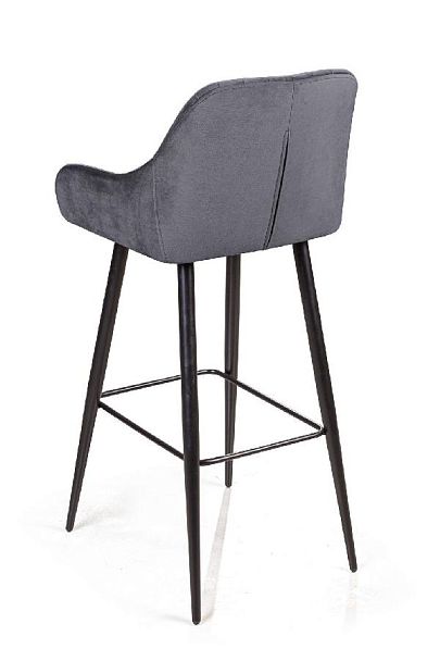 Стул барный Robert, бархат серый 27 - Вид 4