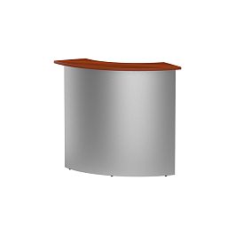 Стойка ресепшн угловая СР-80/80R орех итальянский - Фото предпросмотра