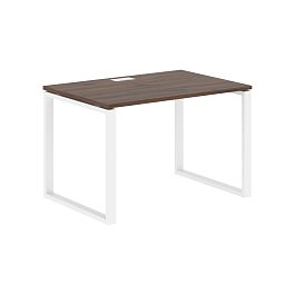 Стол прямой EQST 1180 Дуб Денвер тёмный/Белый 1160х800х750 EDIS - Фото предпросмотра