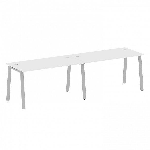 Рабочая станция "Metal System" БА.СМ-2.3 белый/серый - Вид 1