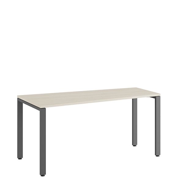 Стол трапеция левый Tess 160x80x75 дуб шамони светлый - Вид 1