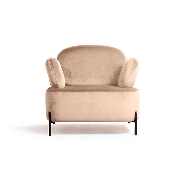 Кресло Dandy, бархат бежевый 5 - Вид 2