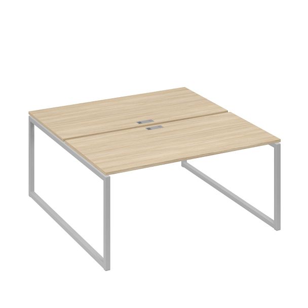 Станция (2х160) рабочая на каркасе QUATTRO A4 А4 Б4 178 БП дуб скандинавский / металлокаркас серый - Вид 1