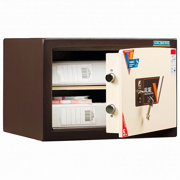 Сейф взломостойкий 1 класс VALBERG "Карат-30 new", 300х440х380 мм, 65 кг, ключевой замок, S10499103040 - Вид 4