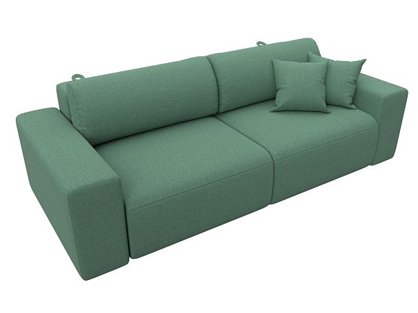 Диван прямой Лига-036 НПБ Классик Рогожка зеленый - Вид 5