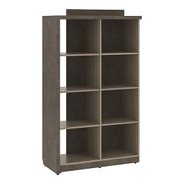 Стеллаж СФ-534102 Бетон чикаго тем F187 ST9/Дрифтвуд H3090 ST22 1037х454,5х1770 WOOD&STONE - Фото предпросмотра