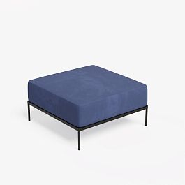 Rio Модуль без спинки РСЕ-03 Velutto 48/Металл Черный 810*810*445 - Фото предпросмотра