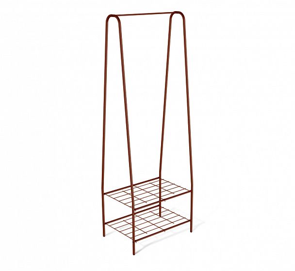 Вешалка гардеробная Sheffilton SHT-WR18 медный металлик/черный - Вид 3