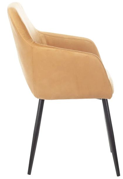 Кресло Бюрократ CH-380F янтарный Italia 9 на ножках металл черный - Вид 2