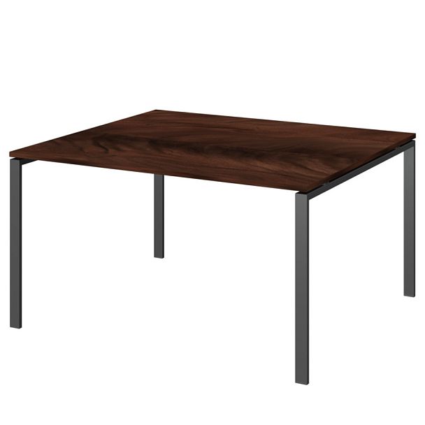 Стол переговорный на металлокаркасе АМП-004.123 дуб апрель/Антрацит 1600x1236x760 Арго-М - Вид 1