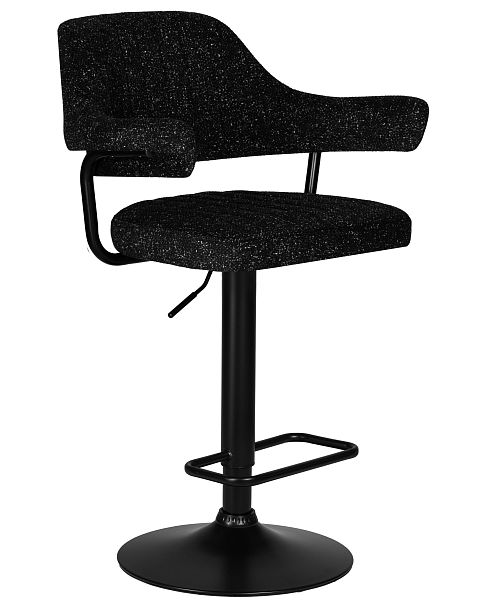 Стул барный DOBRIN CHARLY BLACK (черный твид (LEO18)) - Вид 2