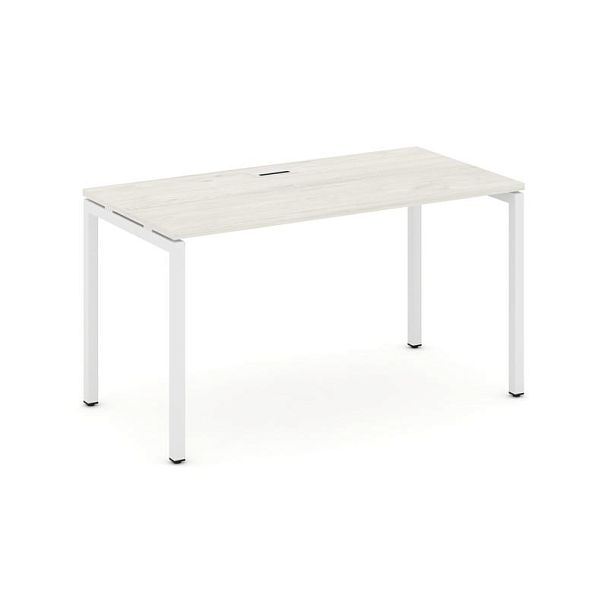 Стайл Проджект Стол письменный SN-6P.SP-005 Дуб Наварра/Металл Белый 1780*600*750 - Вид 1