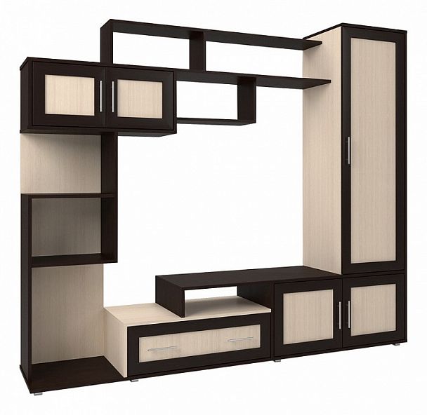 Стенка-горка для гостиной Мебелайн-19 - Вид 1