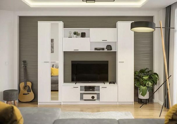 Гостиная Герда белое дерево/белое дерево - Вид 3