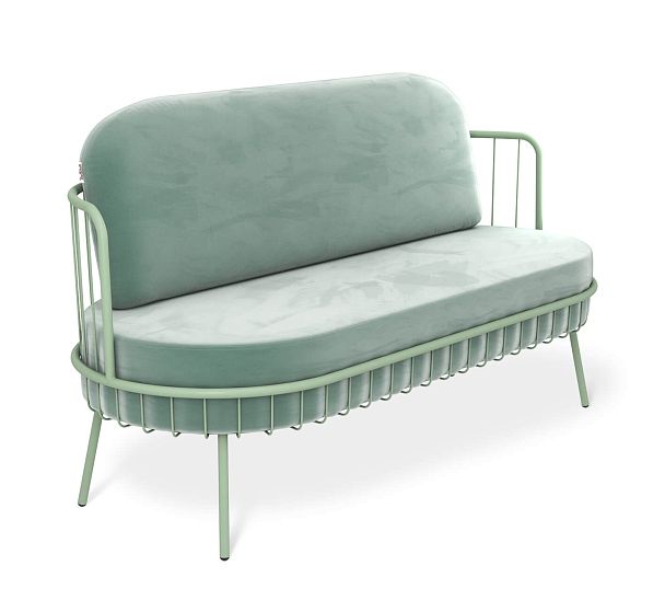 Диван Sheffilton SHT-SF8 нежная мята/мятный - Вид 2