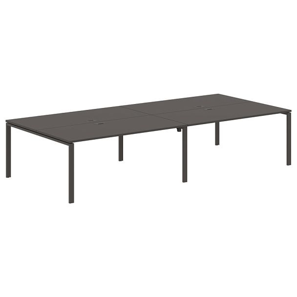 Стол 4-х местный EUWST 3516 Мокко/Мокко 3526х1606х750 EDIS - Вид 1