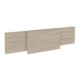 Onix Direct Царга стола руководителя O.M-CSR-5 Дуб аттик/Белый металл 1540*450*54 - Фото предпросмотра