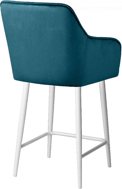 Комплект полубарных поворотных кресел Мони К, Confetti izumrud/белый, 4 шт. - Вид 5