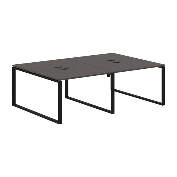 Стол 4-х местный EQWST 2316 Мокко/Черный 2326х1606х750 EDIS - Вид 1