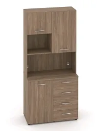 FIT Вариант № 4 MN-004 1200*600/420*2175/2178 Дуб Аризона Кухни  без цвета - Фото предпросмотра