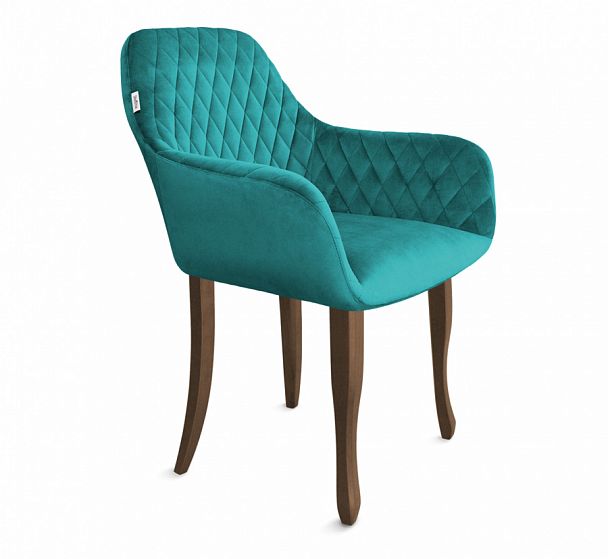 Стул Sheffilton SHT-ST38/S122 альпийский бирюзовый/темный орех/черный - Вид 1