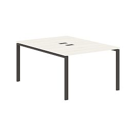Стол 2-х местный EUWST 1116 Ясень Траун/Мокко 1160х1606х750 EDIS - Фото предпросмотра