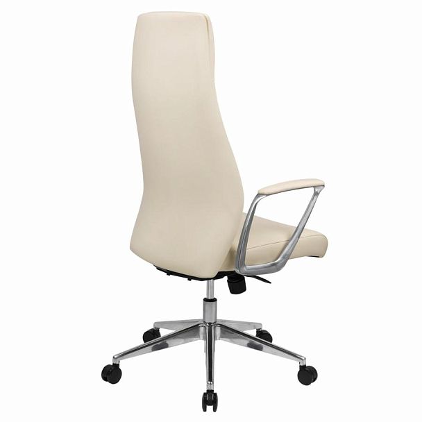 Кресло BRABIX PREMIUM Adept EX-752, синхромеханизм, алюминий, экокожа, бежевое, 532931 - Вид 5