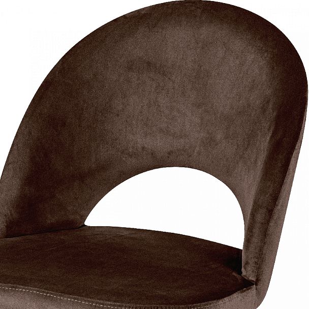 Комплект кухонных стульев Рэди коричневый велюр/белый, 2 шт. - Вид 6